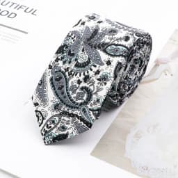 Cotton Floral Ties For Men Casual Slim Neckties Skinny Wedding Party Business Daily Neckwear Tie Dress Accessories Gift For Man