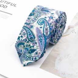 Cotton Floral Ties For Men Casual Slim Neckties Skinny Wedding Party Business Daily Neckwear Tie Dress Accessories Gift For Man