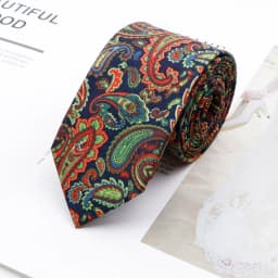 Cotton Floral Ties For Men Casual Slim Neckties Skinny Wedding Party Business Daily Neckwear Tie Dress Accessories Gift For Man
