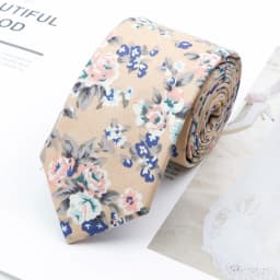 Cotton Floral Ties For Men Casual Slim Neckties Skinny Wedding Party Business Daily Neckwear Tie Dress Accessories Gift For Man