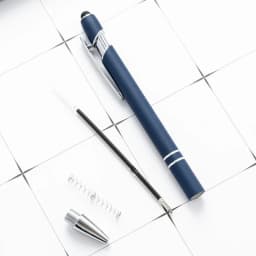 1 Pieces Multicolor High Quality Press Pen Cute Metal Ballpoint Pens Capacitive Touch Stationery School Office Supply
