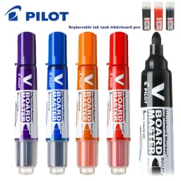Pilot Whiteboard Marker 2.3mm Medium Bullet Erasable Refillable Liquid Ink School/Office Painting Supplies Teacher Stationery