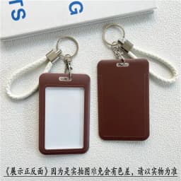 1Pc Women Men Business Card Holder Cartoon Cute Retractable Credit Card Holders Bank ID Holders Badge Child Bus Card Cover Case