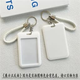 1Pc Women Men Business Card Holder Cartoon Cute Retractable Credit Card Holders Bank ID Holders Badge Child Bus Card Cover Case