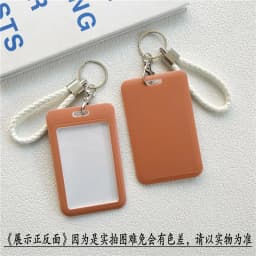 1Pc Women Men Business Card Holder Cartoon Cute Retractable Credit Card Holders Bank ID Holders Badge Child Bus Card Cover Case