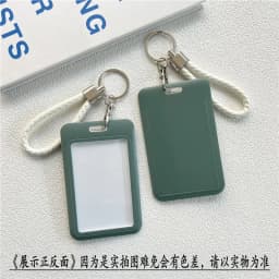 1Pc Women Men Business Card Holder Cartoon Cute Retractable Credit Card Holders Bank ID Holders Badge Child Bus Card Cover Case