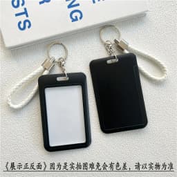 1Pc Women Men Business Card Holder Cartoon Cute Retractable Credit Card Holders Bank ID Holders Badge Child Bus Card Cover Case
