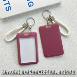 1Pc Women Men Business Card Holder Cartoon Cute Retractable Credit Card Holders Bank ID Holders Badge Child Bus Card Cover Case