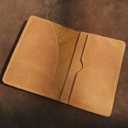 Genuine Leather Crazy Horse Passport Cover Men Wallet ID Credit Card Case Vintage Male Passport Holder for Men Slim Document
