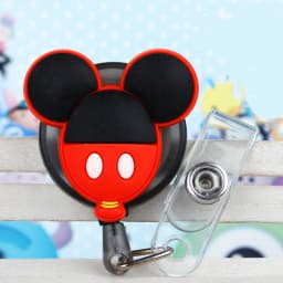Cute Card Cover Clip New Design Silicone Retractable Student Nurse Badge Reel Clip Cartoon ID Card Badge Holder Accessories