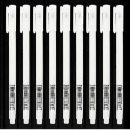 3/9Pcs/set 0.6mm White Gold Silver Ink Color Photo Album Gel Pen Stationery Office Cute Scrapbooking Large Capacity Pen for Kids