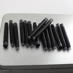 10psc Fountain Pen Refill Cartridge Ink Supplies Student Office Stationery Supplies Calligraphy Pens for Writing 2.6mm/3.4mm