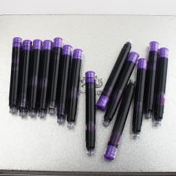 10psc Fountain Pen Refill Cartridge Ink Supplies Student Office Stationery Supplies Calligraphy Pens for Writing 2.6mm/3.4mm