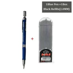 2.0MM Mechanical Pencil Set 2B Automatic Pencils Lápices with Color/black Lead Core for Art Sketch Write Handicraft