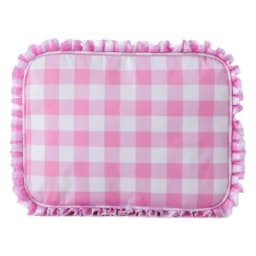 Ruffle Cosmetic Bag Travel Makeup Nylon Pouch For Women Girls Large Toiletry Multifunction Organizer Storage Zipper Waterproof