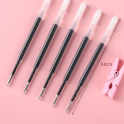 10pcs/set Plastic Ballpoint Pen Refills 99mm Length 0.5mm Pressed Writing Pen Replaceable Rods School Office Stationery Supplies