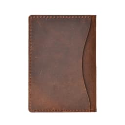 AIGUONIU Credit ID Card Holder Vintage Design Crazy Horse Leather Customized Business Men Women Wallet