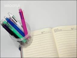 6 In 1 Multifunction Ballpoint Pen 5color Ballpoint Pen 0.5mm Automatic Pencil Top Rubber Student Writing School Office Supplies