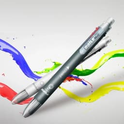 6 In 1 Multifunction Ballpoint Pen 5color Ballpoint Pen 0.5mm Automatic Pencil Top Rubber Student Writing School Office Supplies
