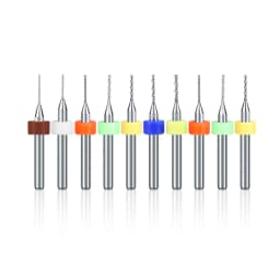XCAN 0.1mm-2.0mm Import Carbide PCB Drill Bits Print Circuit Board Mini CNC Drilling Bit Set