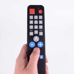 Universal Learn Remote Control 2 in 1 IR Code Copy for TV VCR STB DVD DVB Box Easy to Use Controller for Elderly People