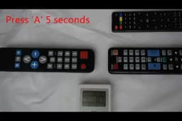 Universal Learn Remote Control 2 in 1 IR Code Copy for TV VCR STB DVD DVB Box Easy to Use Controller for Elderly People