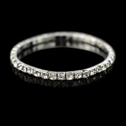 New Fashion Crystal Women's Bracelet Bangle Chains Crystal Gold Color Elastic Bracelets Hand Jewelry Wedding Accessories