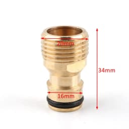 1pc Brass 1/2" 3/4“ 1 Inch Thread Quick Connector Garden Irrigation Connector Faucet Nozzle Adapter Water Gun Joints