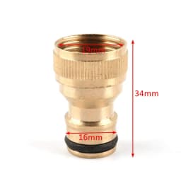 1pc Brass 1/2" 3/4“ 1 Inch Thread Quick Connector Garden Irrigation Connector Faucet Nozzle Adapter Water Gun Joints