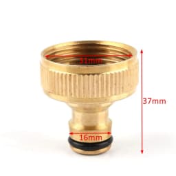 1pc Brass 1/2" 3/4“ 1 Inch Thread Quick Connector Garden Irrigation Connector Faucet Nozzle Adapter Water Gun Joints