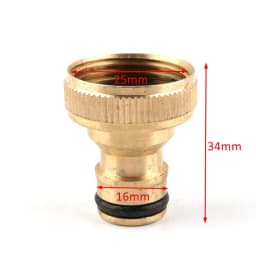 1pc Brass 1/2" 3/4“ 1 Inch Thread Quick Connector Garden Irrigation Connector Faucet Nozzle Adapter Water Gun Joints
