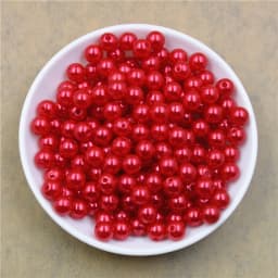 50-1000Pcs With Hole ABS Imitation Pearl Bead 4/6/8/10/12MM Round Plastic Acrylic Spacer Bead for DIY Jewelry Making Findings