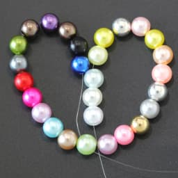 50-1000Pcs With Hole ABS Imitation Pearl Bead 4/6/8/10/12MM Round Plastic Acrylic Spacer Bead for DIY Jewelry Making Findings