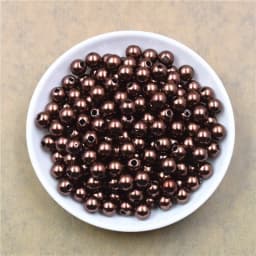 50-1000Pcs With Hole ABS Imitation Pearl Bead 4/6/8/10/12MM Round Plastic Acrylic Spacer Bead for DIY Jewelry Making Findings