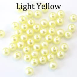 50-1000Pcs With Hole ABS Imitation Pearl Bead 4/6/8/10/12MM Round Plastic Acrylic Spacer Bead for DIY Jewelry Making Findings