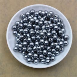 50-1000Pcs With Hole ABS Imitation Pearl Bead 4/6/8/10/12MM Round Plastic Acrylic Spacer Bead for DIY Jewelry Making Findings