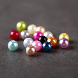 50-1000Pcs With Hole ABS Imitation Pearl Bead 4/6/8/10/12MM Round Plastic Acrylic Spacer Bead for DIY Jewelry Making Findings