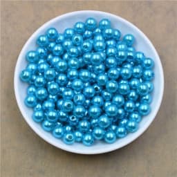 50-1000Pcs With Hole ABS Imitation Pearl Bead 4/6/8/10/12MM Round Plastic Acrylic Spacer Bead for DIY Jewelry Making Findings