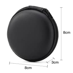 Earphone Storage Case PU Mini Carrying Hard Bag Box Case For Earphone Headphone Accessories Earbuds Memory Card USB Cable