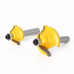 1pc High Quality Double Roman Ogee Edging Router Bit - Large - 8mm Shank Dovetail Router Bit Cutter Wood Working