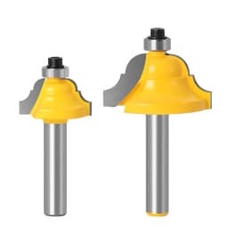 1pc High Quality Double Roman Ogee Edging Router Bit - Large - 8mm Shank Dovetail Router Bit Cutter Wood Working