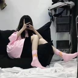 Unisex Flame Black White Yellow Fire Sokken Novelty Hip Hop Harajuku Socks Skateboard Calceines Mujer Street Skarpetki Socks
