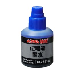 1Bottle 12ml Waterproof Instantly Dry Graffiti Paint Pen Oil Ink Refill Ink For Marker Pens Black Red and Blue