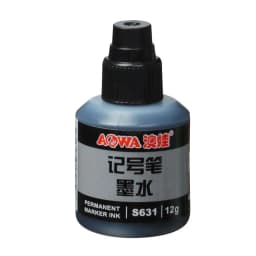 1Bottle 12ml Waterproof Instantly Dry Graffiti Paint Pen Oil Ink Refill Ink For Marker Pens Black Red and Blue