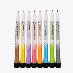 1 Set School Classroom Supplies Magnetic Erasable Whiteboard Pens Markers Dry Eraser Pages Children's Drawing Pen Board Markers