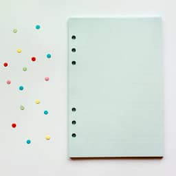 2026 40Sheet Kawaii A5 A6 Loose Leaf Notebook Refill Spiral Binder Index Paper Inner Pages Daily Planner Line Grid Blank Agenda