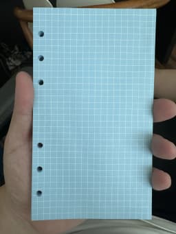 2026 40Sheet Kawaii A5 A6 Loose Leaf Notebook Refill Spiral Binder Index Paper Inner Pages Daily Planner Line Grid Blank Agenda