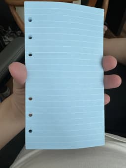 2026 40Sheet Kawaii A5 A6 Loose Leaf Notebook Refill Spiral Binder Index Paper Inner Pages Daily Planner Line Grid Blank Agenda