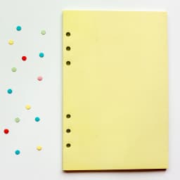 2026 40Sheet Kawaii A5 A6 Loose Leaf Notebook Refill Spiral Binder Index Paper Inner Pages Daily Planner Line Grid Blank Agenda