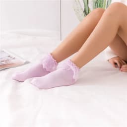 Chic Fashion Women Vintage Lace Ruffle Frilly Socks Lovely Princess Lolita Mori Girl Style Hot Selling Dropship